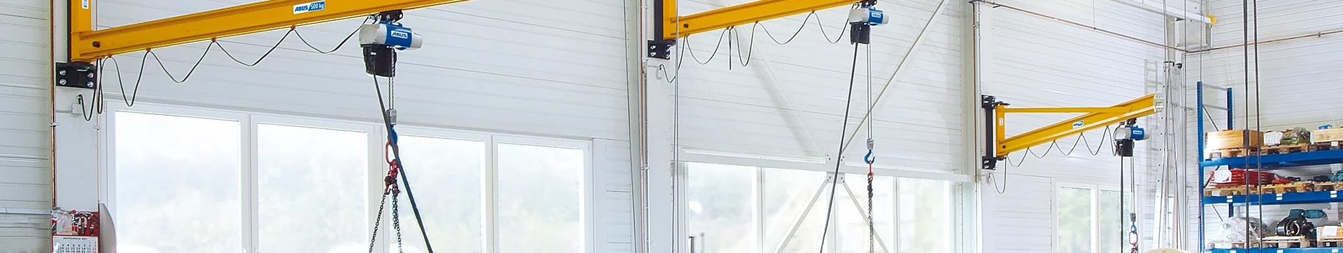 Wall Jib Crane LW Hero Image Wall Jib Crane LW Hero Image